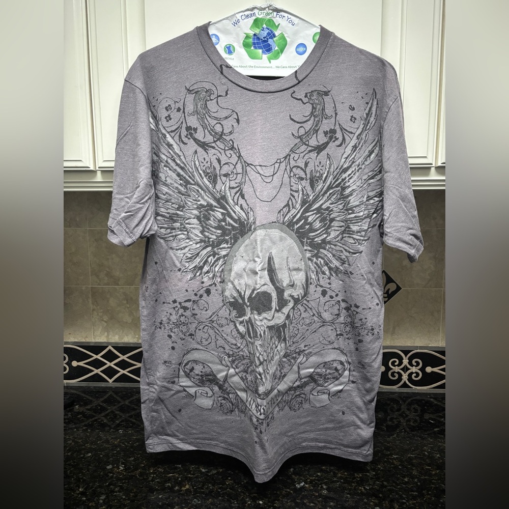 Vintage Y2K Gray Vindicated Men's Shirt Size M